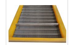 Polyurethane Screen with Stainless Steel Wedge Wire - High Wear Resistance