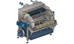 Externally Fed Rotary Drum Screens for Wastewater Treatment|YUBO 