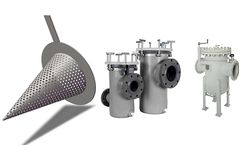 What is the difference between a temporary strainer and a permanent strainer?
