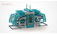 Globmac - Model KB 36 - QUICK MASTER Full Automatic Concrete Parquet and Block Production Plant