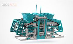 Globmac - Model KB 25 - QUICK MASTER Automatic Concrete Parquet and Block Making Machine