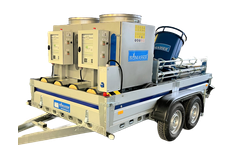 Biomasser 2Duo-Set - Mobile Machines for Straw Briquettes Production Composed