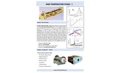 Marine India - Model RT500 (RT - 773K) - High Temperature Sample Holder - Brochure