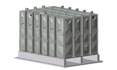 FTC - 2.5m or 8.2ft High Fiberglass Reinforced Polymer (FRP) Modular Water Storage Tank