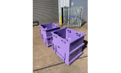 Langtons - Forklift Drop Bottom Skip for Efficient Waste Handling