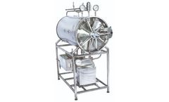 Sharkclave - Horizontal Manual Cylindrical High Pressure (Single & Double) Hinged Radial Locking Door Steam Sterilizer