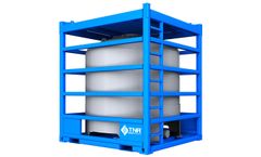 TNR Offshore - Model 4800 L  - Vertical T3 Waste Oil Tank for Offshore Hazardous Chemical Storage