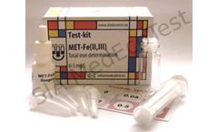 MedEcoTest - Test Kit for Total Iron Determination in 0-5 Mg/L Range