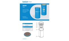 Bebat PRO - Model DRUM 53L - Steel Drum for Storage and Transport - Brochure