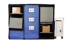 Flexmort AirCool - Coffin Storage System for Temporary Body Cooling
