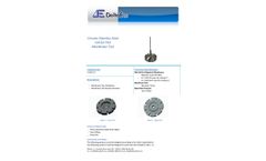 DeltaE - Model C-SSC-L-1 - Circular Stainless Steel Cell for Flat Membrane Test - Datasheet
