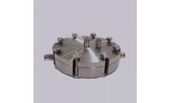 DeltaE - Model C-SSC-L-1 - Circular Stainless Steel Cell for Flat Membrane for Test With Liquid