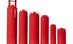 Eltegon - Model HFC-227ea (FM-200) / FK-5-1-12 (NOVEC 1230) - Clean Agent Fire Suppression System Cylinders