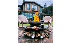 Eltegon - Model Fumolio Fuji - Fire Pit with BBQ & Grill