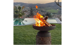 Eltegon - Model Fumolio Loa - Fire Pit with BBQ & Grill