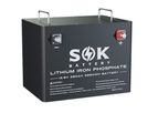 SOK - Model SK12V280H | 280Ah - Lithium Iron Phosphate Battery for RV and Marine