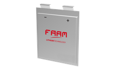 FAAM - Lithium-Iron-Phosphate Cell with Water-Based Solvents