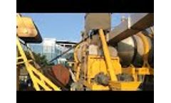 ALYJ series Asphalt Simple Batch Mix Plant Working Process - Video