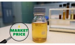 What is the market price of tire pyrolysis oil?