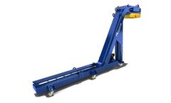 AL Industrie - Model T38 - Low Volume Belt Conveyor for Space-Saving Material Evacuation