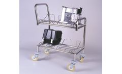 Palbam Class - Wafer Transport Cart - 4 nests for 8" wafers