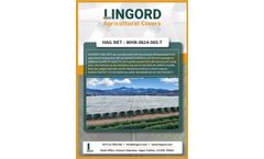 Lingord - Model WHN-0614-065-T - Hail Nets-Brochure