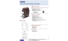 MEDIUM VOLTAGE INDOOR CURRENT TRANSFORMER - SW45 - Brochure