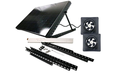 iSolar - Model 120W208 - Flex Modular Solar Powered Fan