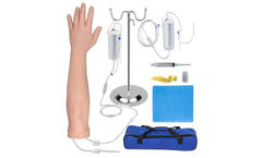 SimCoach - Model SIC012 - Left Intravenous(IV) Training Arm Kit for Phlebotomy and Venipuncture Practice - Light