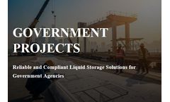 Flexible Liquid Storage Tanks for Government Projects