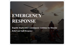Flexible Liquid Storage Tanks for Emergency Response
