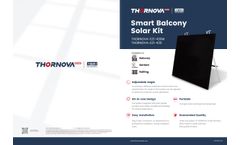 Solar Balcony System - Thornova-EZ1-430, Thornova-EZ1-430M - Brochure