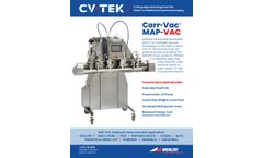 CV-Tek - Model CORR-VAC MAP-VAC - Single-Station Packaging Machine - Brochure
