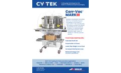 V-Tek - Model Corr-Vac Mark-III - Single-Station Packaging Machine - Brochure