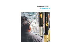 Bench Drilling Tools - Sandvik GT 60