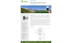 EcoSentec - Model ES-W4000 - Portable Handheld Weather Station - Brochure
