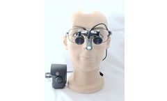 Care-Optical - Model CHL-JC-M06C-BP-F-GA - Flip Up Dental Surgical Loupes with Light