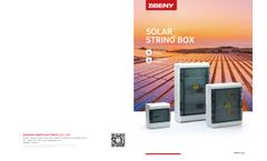 600V/1000V DC Combiner Box 1 In 1 Out BHS-1/1 - Brochure