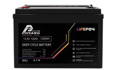 Puyang Solar - Model PY-LFP12.8	-100(12.8V,100AH) - Lithium Iron Phosphate (L	iFeP04) Battery