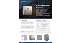  NEMA 3 Enclosure with Fan - Brochure