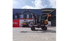 Topper - Model WE-231009-ME-01  - 4.5 Ton Wheel Mini Hydraulic Excavators