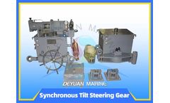 Deyuan Marine - Hydraulic Driven Tilt Type Synchronous Steering Gear System for Vessel