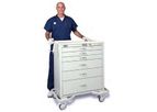 Armstrong Medical - Aluminum Electronic Touchpad Locking Wide Cart