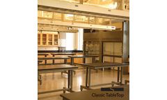 Durcon TableTops - Model FLAT-48x24-001-4 - Epoxy Resin Worksurfacs for Classroom and Laboratory Use