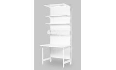 Flowsell - Sitting WorkStation – Flat Shelves with Storage Solutions
