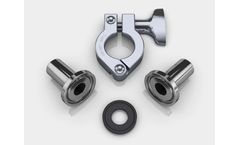LINNEMANN - Model DIN 32676 - Clamp Pipe Connections Compliant for Laboratory and Industrial Applications
