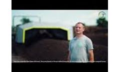 eTurner E380 - The world´s first Battery Powered Electric Compost Turner - Video
