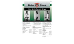 TMA - Tensile Vice Grips - Brochure