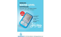 Automatic wireless water level controler - Brochure