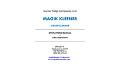 Magik-Kleener - Controlled Flow Grain Cleaner - Gate Opening Indicators - Brochure